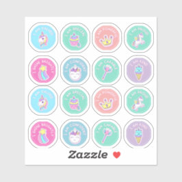 Färgfull märkning av Student Klistermärken