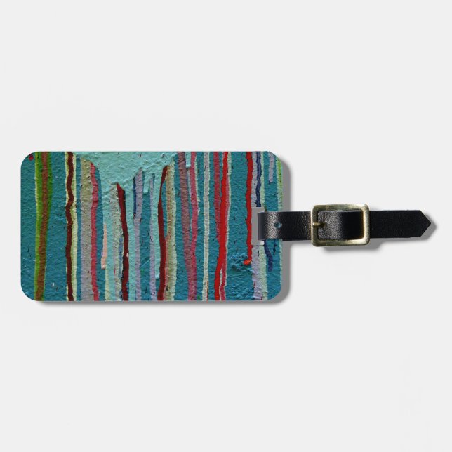 Färgfull märkre. bagagebricka (Horisontell Framsida)