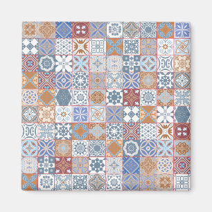 Färgfull marockansk panel magnet