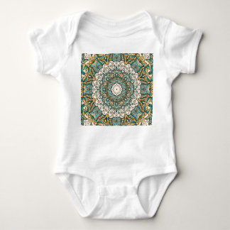 Färgfull Mehndi Tile Seamless Tracery T Shirt