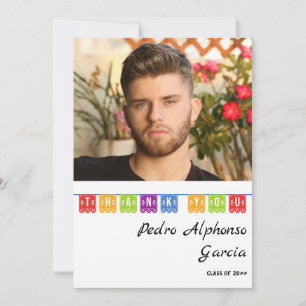 Färgfull mexikansk fiesta 2024-Studentfest Tack Kort