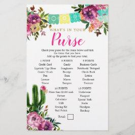 Färgfull mexikansk tako om Kärlek Purse-spelet