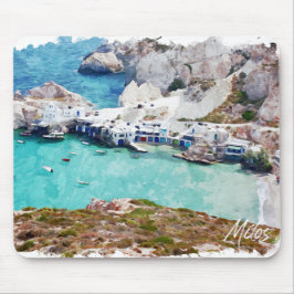 Färgfull Milos Greece Panorama View Musmatta