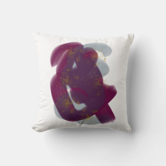 Färgfull minimal Abstrakt Kudde (Framsida)