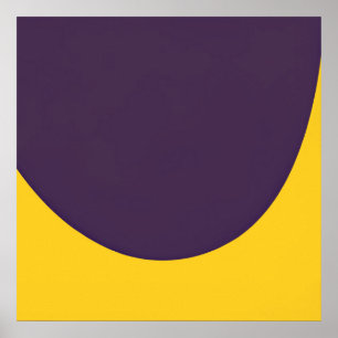 Färgfull minimalistisk båge - en blommande elegans poster