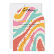 Färgfull minimalistisk Bröllop