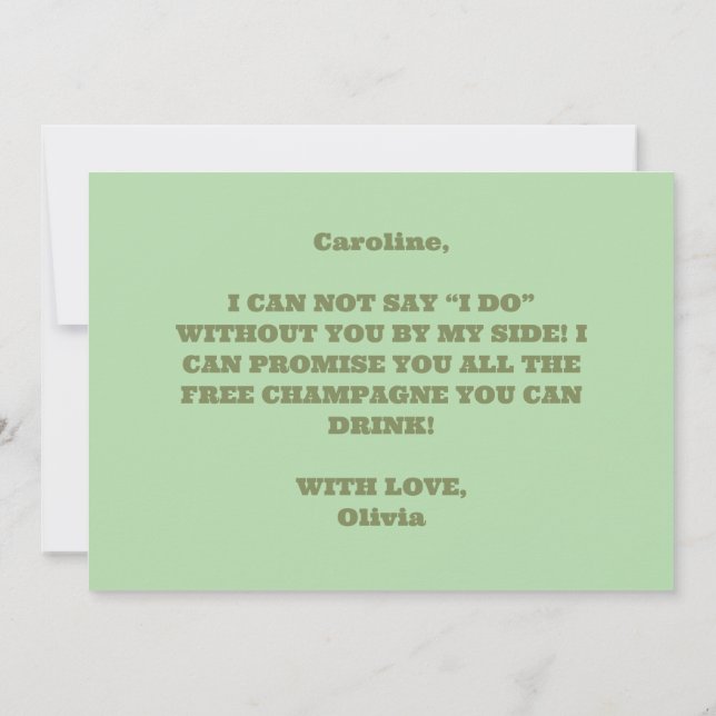 Färgfull minimalistisk Bröllop Inbjudningar (Baksida)