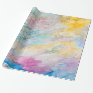 Färgfull modern Abstrakt Art-målning Presentpapper