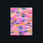 Färgfull modern geometrisk Abstrakt i Lila Canvastryck<br><div class="desc">Lägg till lite färg i väggarna med den här triangeln för ljust och fetstilt Abstrakt i Vivid Färg Poster</div>