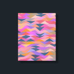 Färgfull modern geometrisk Abstrakt i Lila Canvastryck<br><div class="desc">Lägg till lite färg i väggarna med den här triangeln för ljust och fetstilt Abstrakt i Vivid Färg Poster</div>