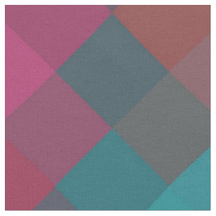 Färgfull modern geometrisk diameter Mönster #2 Tyg