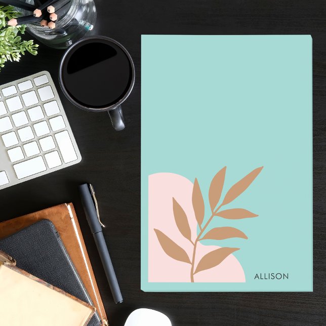 Färgfull modern, minimalistisk Boho Retro Post-it Block (Skapare uppladdad)