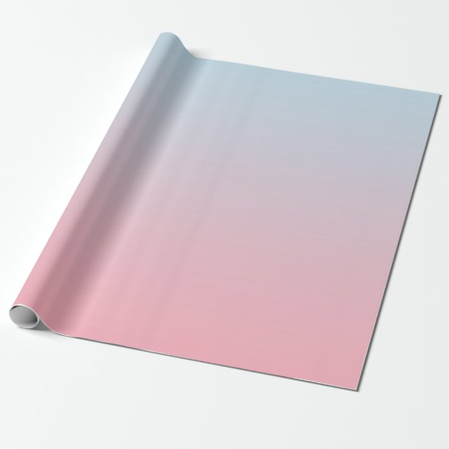Färgfull modern övertoning Ombre Pastel Presentpapper (Utrullad)