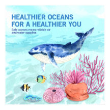 Färgfull modern skyddad marin livsoffert