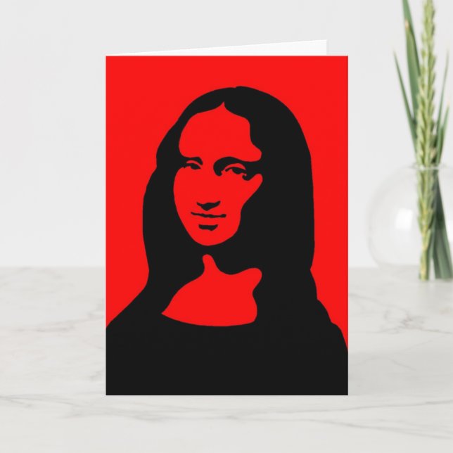 Färgfull Mona Kort (Framsida)