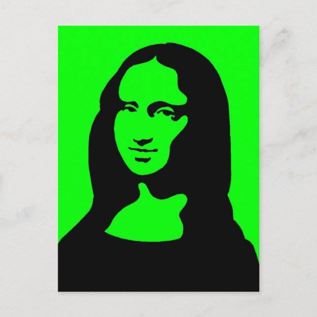 Färgfull Mona Vykort (Framsida)