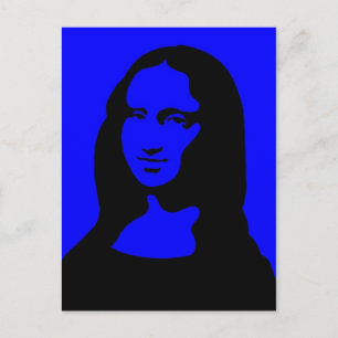 Färgfull Mona Vykort