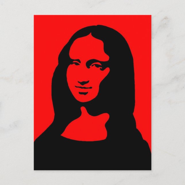 Färgfull Mona Vykort (Framsida)