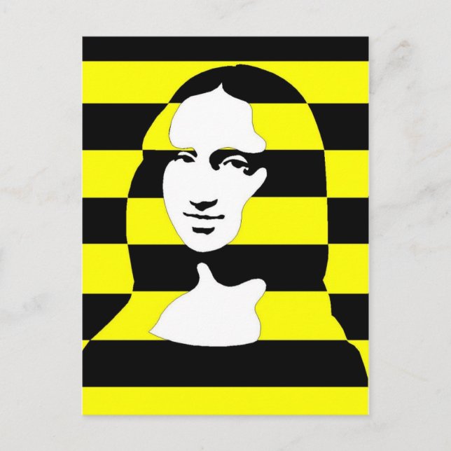 Färgfull Mona Vykort (Framsida)
