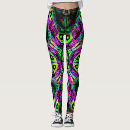 Färgfull mönster leggings