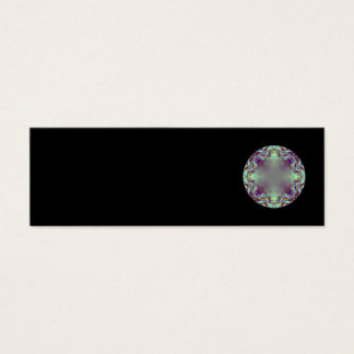 Färgfull mönster. litet visitkort