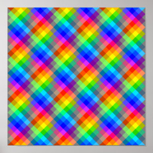 Färgfull mönster. Rainbow Färg. Poster