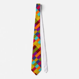Färgfull Mönster Tie Slips