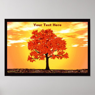 Färgfull morgonopak poster