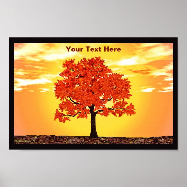 Färgfull morgonopak poster (Framsidan)