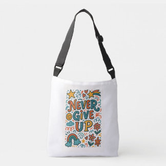 Färgfull Motivation Tote Bag Axelväska