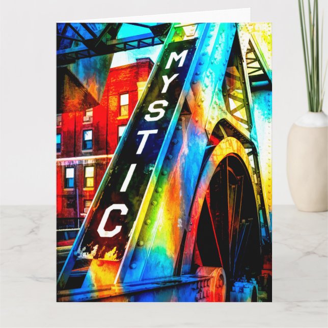 Färgfull Mystic Kort (Framsida)