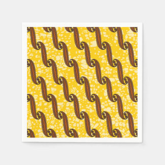 Färgfull Napkin med afrikansk väv mönster Pappersservett