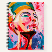 Färgfull Nefertiti