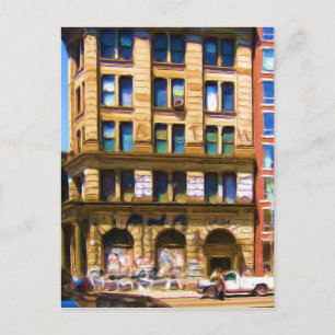 Färgfull NYC-strömhörn Vykort