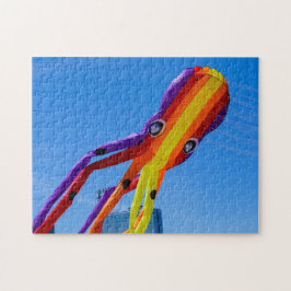 Färgfull Octopus Kite Jigszle Puzzle Pussel