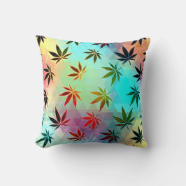 Färgfull Ogräs Kudde