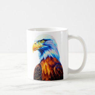 Färgfull Örn Art Kaffemugg