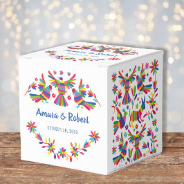 Färgfull Otomi-favoritruta Presentaskar