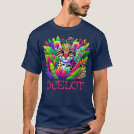 Färgfull ottomollutskrift t shirt