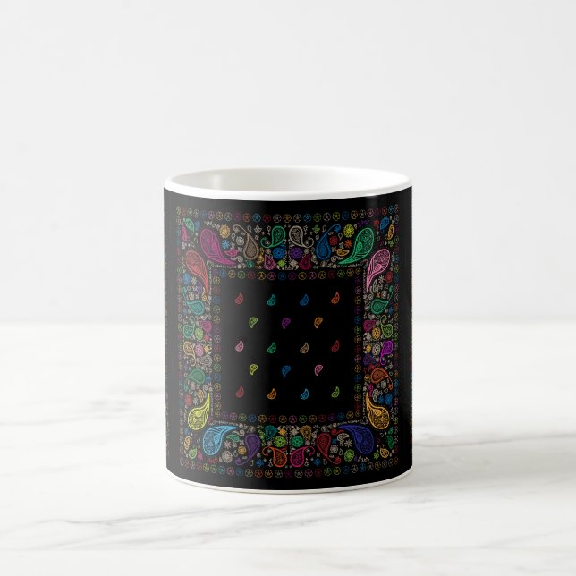 Färgfull Paisley-design Kaffemugg (Center)