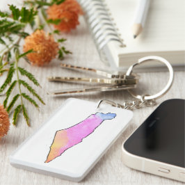 Färgfull palestinsk nyckelkedja