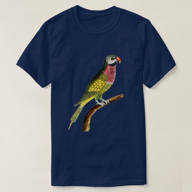 Färgfull papegoja Exotic Bird Beak Feather Womenx2 T Shirt (Design framsida)