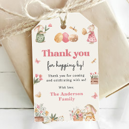 Färgfull Påskhare Påskägg Hunt Party Presentetikett