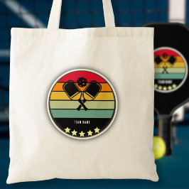 Färgfull Pickleball Paddle Tygkasse