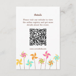 Färgfull Pinjul ThLED Bröllop Tilläggskort