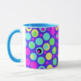 Färgfull Polka Dot Party Mugg