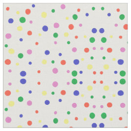 Färgfull Polka dots Geometric Mönster Fabric Tyg