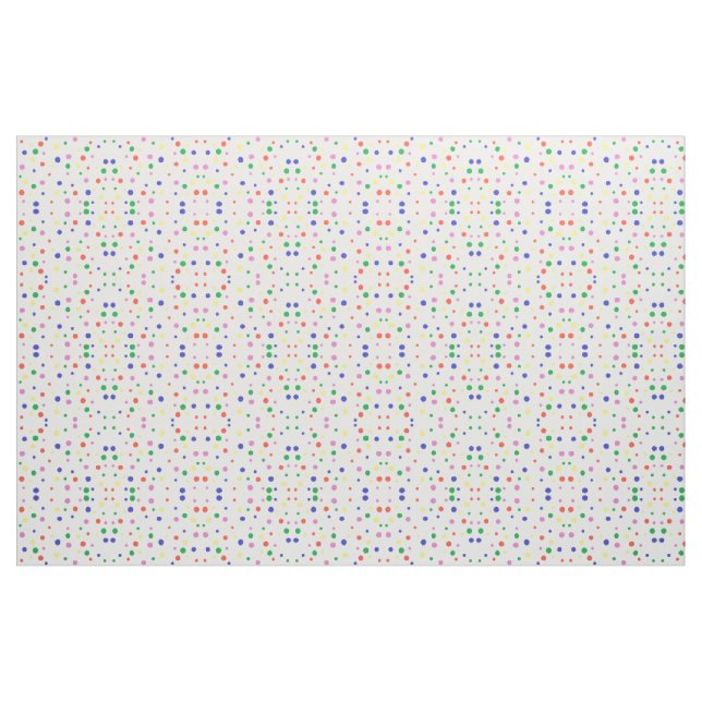 Färgfull Polka dots Geometric Mönster Fabric Tyg (Fat Quarter)