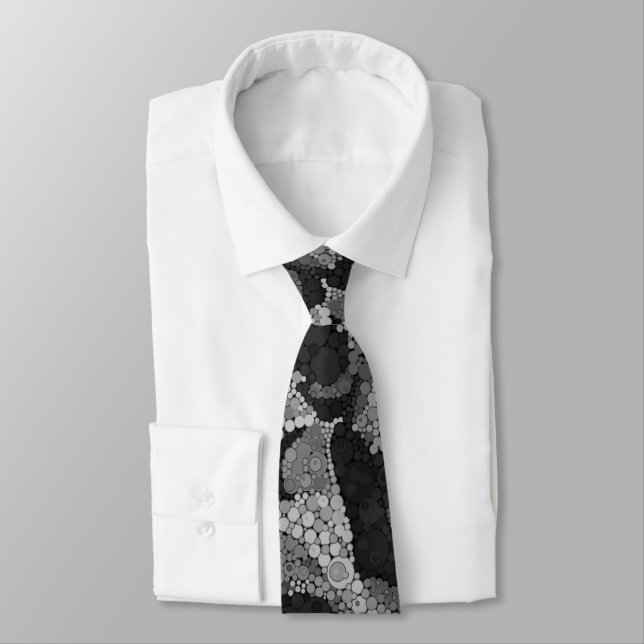Färgfull polka punkt mönster slips (Bunden)