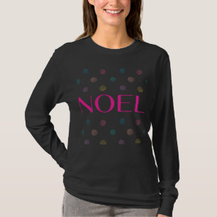 Färgfull polka punktnoel T-Shirt